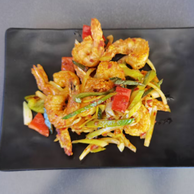 Crevettes au sel et au poivre